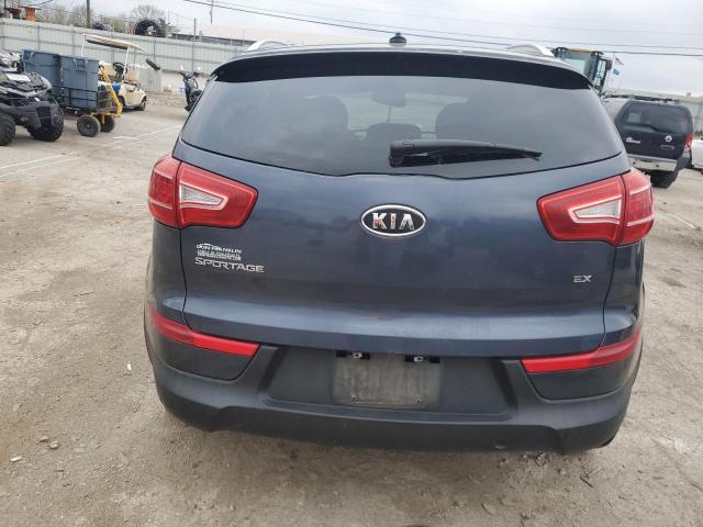 KNDPCCA2XB7048994 - 2011 KIA SPORTAGE EX BLUE photo 6