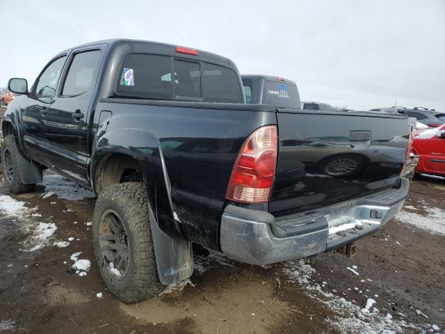 5TELU42N37Z373495 - 2007 TOYOTA TACOMA DOUBLE CAB BLACK photo 2