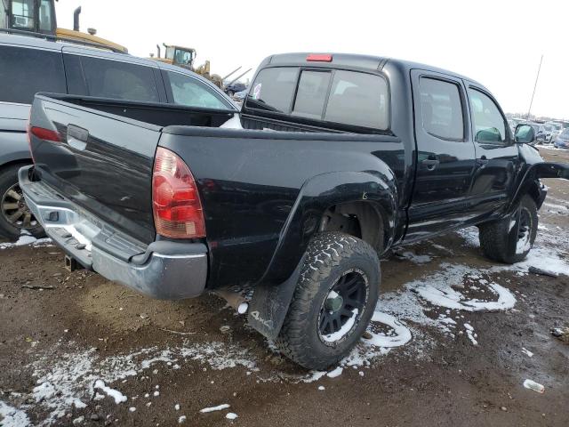 5TELU42N37Z373495 - 2007 TOYOTA TACOMA DOUBLE CAB BLACK photo 3