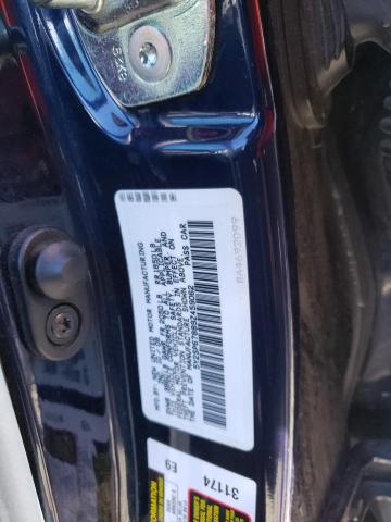 5Y2SP67889Z459062 - 2009 PONTIAC VIBE BLUE photo 12