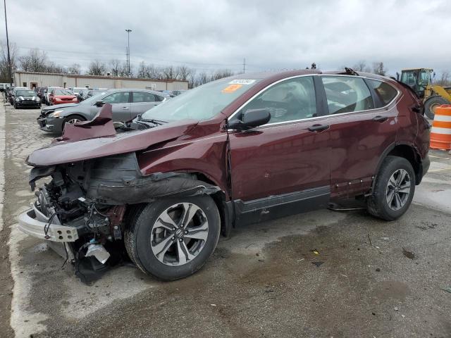 2HKRW6H36KH214844 - 2019 HONDA CR-V LX BURGUNDY photo 1