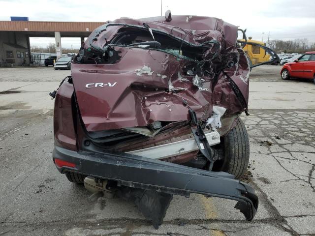 2HKRW6H36KH214844 - 2019 HONDA CR-V LX BURGUNDY photo 6