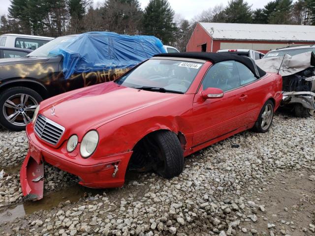 WDBLK70G32T104219 - 2002 MERCEDES-BENZ CLK 430 RED photo 1