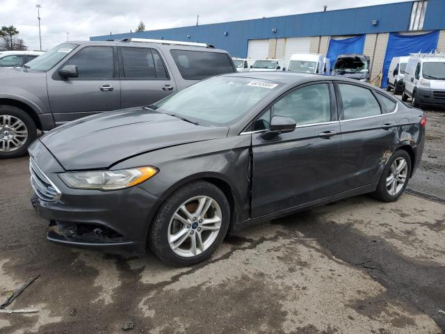 3FA6P0HD5JR223770 - 2018 FORD FUSION SE GRAY photo 1