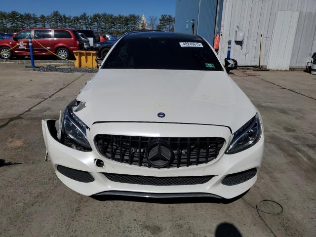 WDDWJ4KB4HF351067 - 2017 MERCEDES-BENZ C 300 4MATIC WHITE photo 5