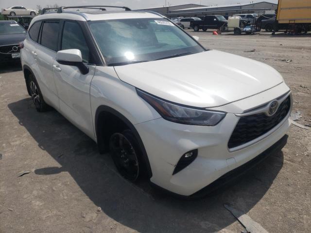 5TDGZRBH6LS053847 - 2020 TOYOTA HIGHLANDER XLE Blanco foto 4
