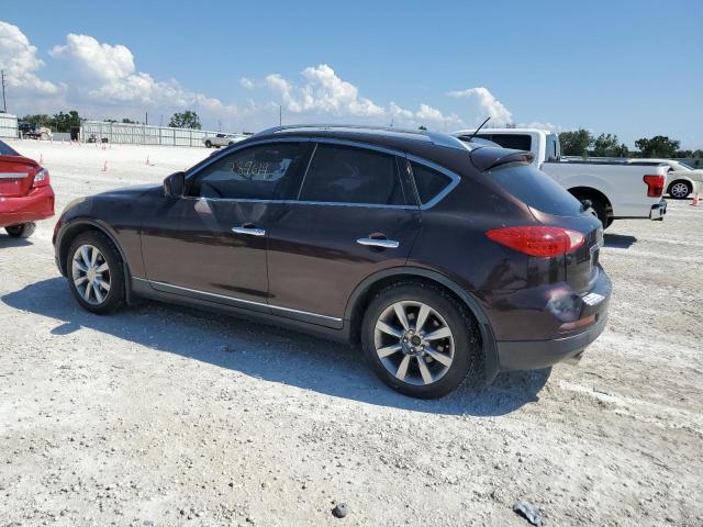 JNKAJ09F18M351348 - 2008 INFINITI EX35 BASE MAROON photo 2