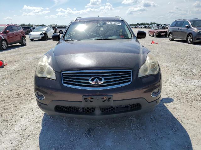 JNKAJ09F18M351348 - 2008 INFINITI EX35 BASE მუქწითელი ფოტო 5