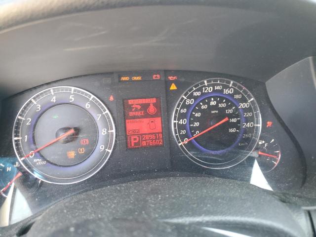 JNKAJ09F18M351348 - 2008 INFINITI EX35 BASE მუქწითელი ფოტო 9