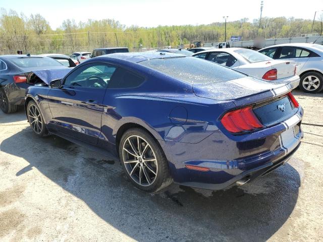 1FA6P8TH6J5107859 - 2018 FORD MUSTANG BLUE photo 2
