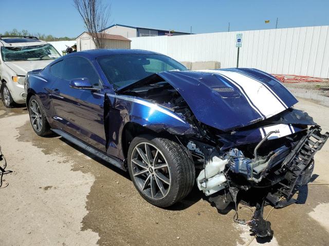 1FA6P8TH6J5107859 - 2018 FORD MUSTANG BLUE photo 4