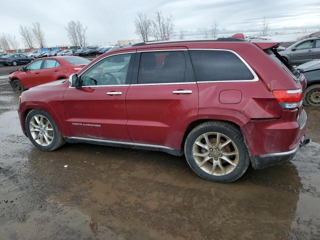 1C4RJFJM6EC309874 - 2014 JEEP GRAND CHER SUMMIT RED photo 2