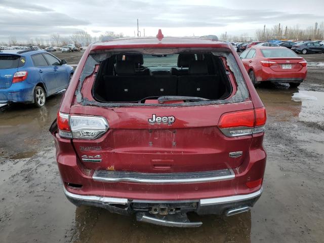 1C4RJFJM6EC309874 - 2014 JEEP GRAND CHER SUMMIT RED photo 6