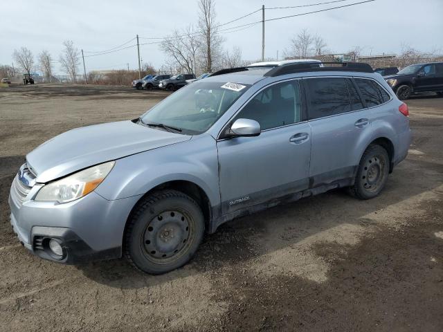 4S4BRGGC1D3235725 - 2013 SUBARU OUTBACK 2.5I PREMIUM GRAY photo 1