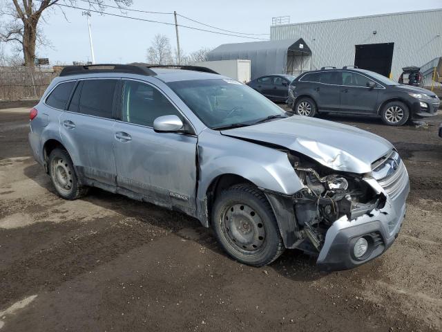 4S4BRGGC1D3235725 - 2013 SUBARU OUTBACK 2.5I PREMIUM GRAY photo 4