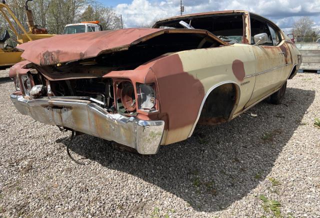 1D37F2K524821 - 1972 CHEVROLET CHEVELLE 棕色 照片 2