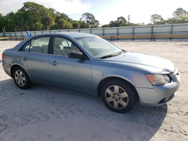 5NPET4AC7AH642989 - 2010 HYUNDAI SONATA GLS BLUE photo 4