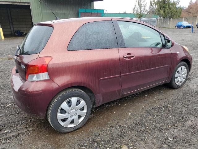 JTDJT4K36A5315531 - 2010 TOYOTA YARIS MAROON photo 3