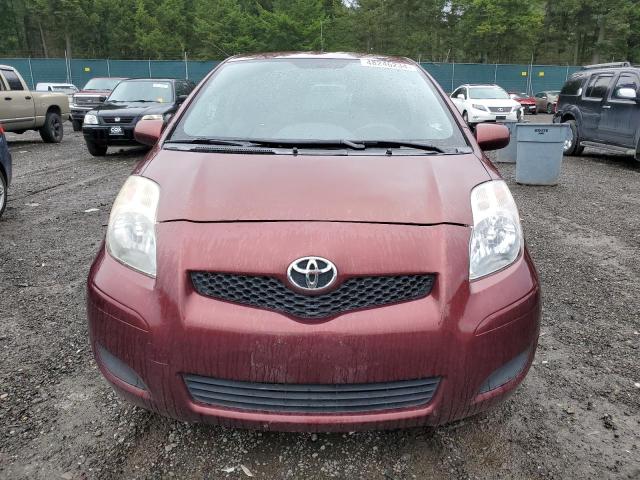 JTDJT4K36A5315531 - 2010 TOYOTA YARIS MAROON photo 5