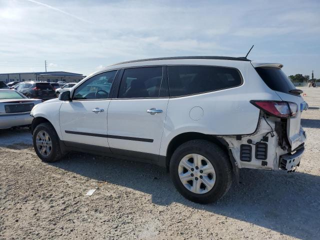 1GNKRFKDXHJ106311 - 2017 CHEVROLET TRAVERSE LS WHITE photo 2