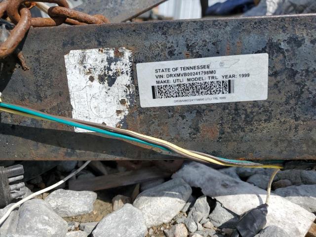 DRXMVB000241798M0 - 1999 UTILITY TRAILER BLACK photo 8