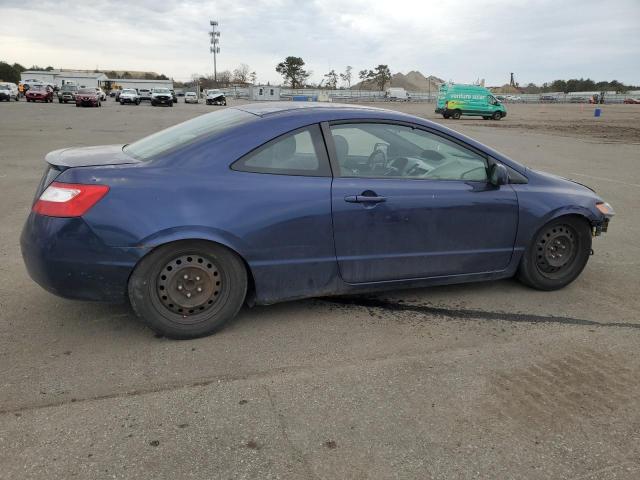 2HGFG11628H580309 - 2008 HONDA CIVIC LX BLUE photo 3