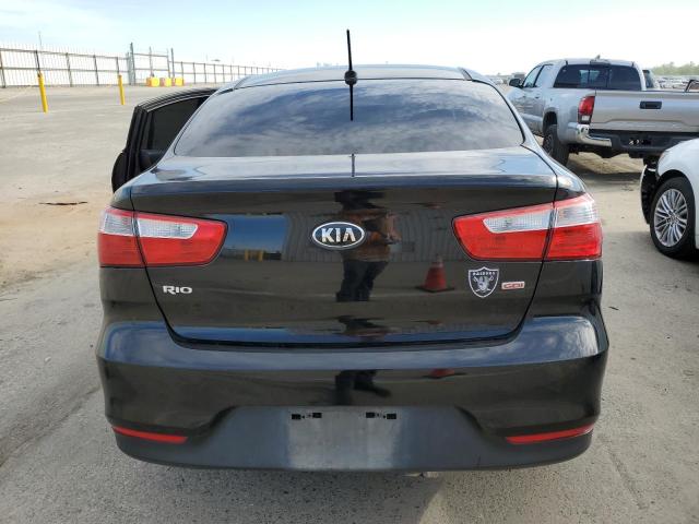 KNADM4A34H6029075 - 2017 KIA RIO LX BLACK photo 6