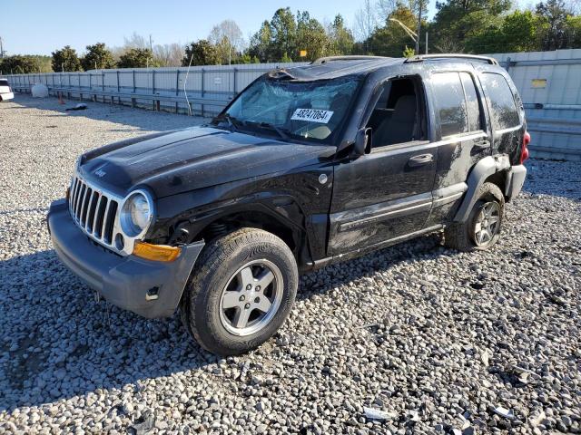 1J4GL48K55W630078 - 2005 JEEP LIBERTY SPORT BLACK photo 1