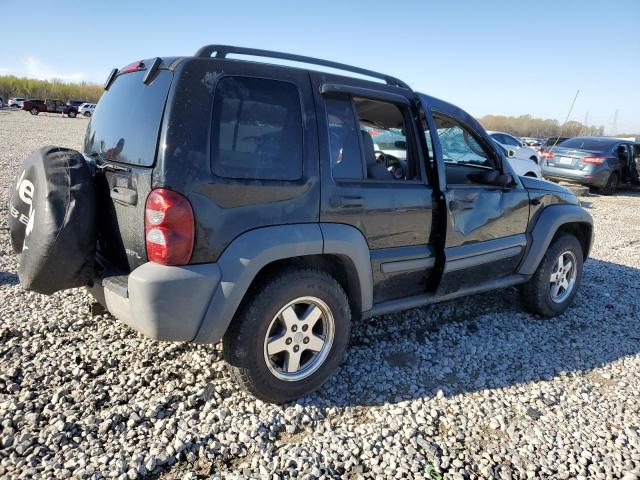 1J4GL48K55W630078 - 2005 JEEP LIBERTY SPORT BLACK photo 3