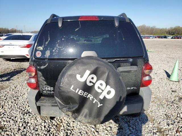 1J4GL48K55W630078 - 2005 JEEP LIBERTY SPORT BLACK photo 6