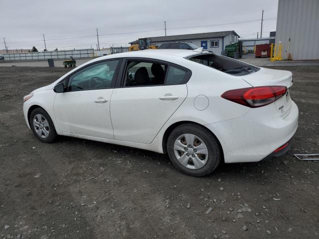 3KPFK4A74HE136335 - 2017 KIA FORTE LX WHITE photo 2