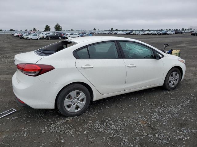 3KPFK4A74HE136335 - 2017 KIA FORTE LX WHITE photo 3