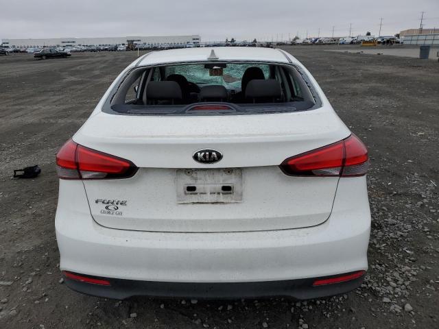 3KPFK4A74HE136335 - 2017 KIA FORTE LX WHITE photo 6