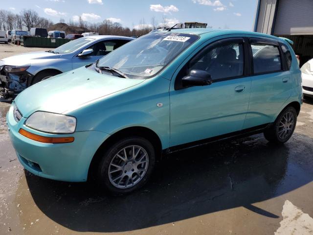 KL1TD62675B503128 - 2005 CHEVROLET AVEO BASE TURQUOISE photo 1