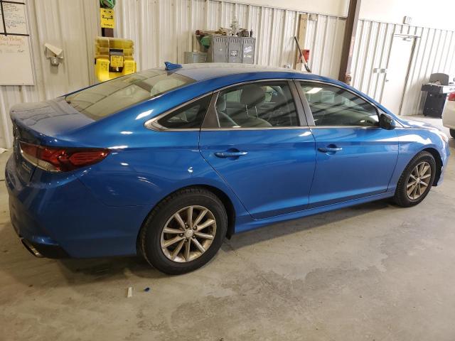 5NPE24AF8JH643081 - 2018 HYUNDAI SONATA SE BLUE photo 3