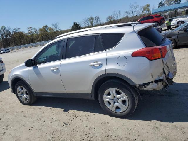 2T3ZFREV1FW232979 - 2015 TOYOTA RAV4 LE SILVER photo 2