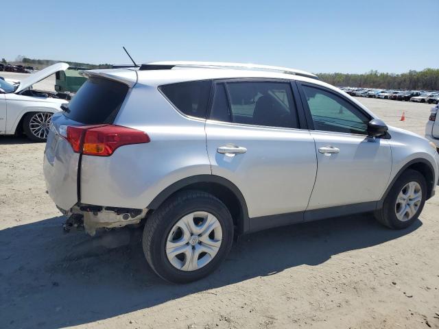 2T3ZFREV1FW232979 - 2015 TOYOTA RAV4 LE SILVER photo 3