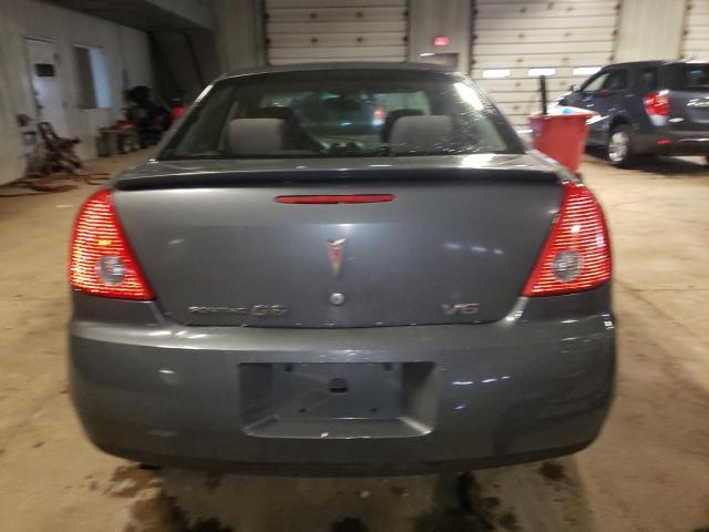 1G2ZG57N484141017 - 2008 PONTIAC G6 BASE GRAY photo 6