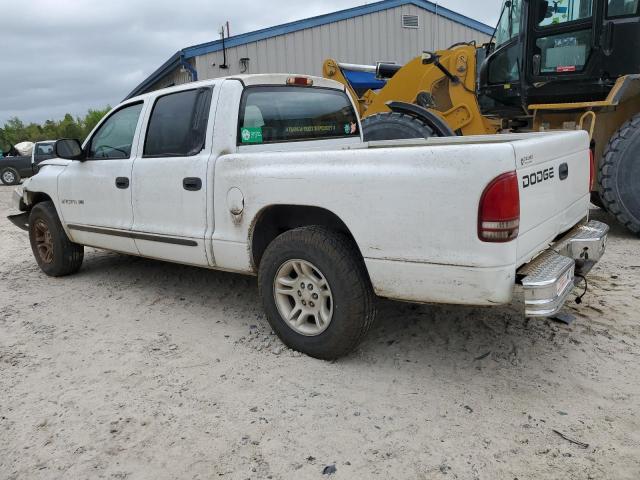 1B7HL2AX51S311009 - 2001 DODGE DAKOTA QUAD WHITE photo 2