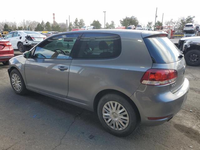 WVWAB7AJ7CW054248 - 2012 VOLKSWAGEN GOLF GRAY photo 2