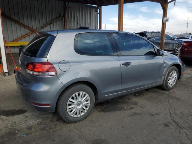 WVWAB7AJ7CW054248 - 2012 VOLKSWAGEN GOLF GRAY photo 3