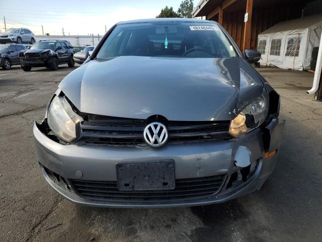 WVWAB7AJ7CW054248 - 2012 VOLKSWAGEN GOLF GRAY photo 5