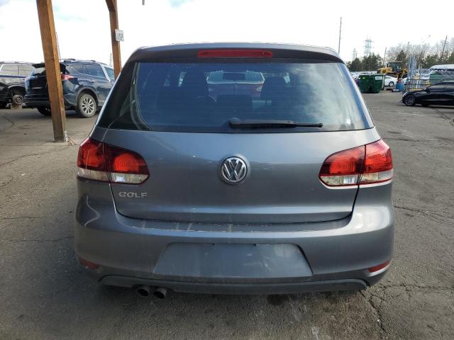 WVWAB7AJ7CW054248 - 2012 VOLKSWAGEN GOLF GRAY photo 6