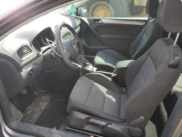 WVWAB7AJ7CW054248 - 2012 VOLKSWAGEN GOLF GRAY photo 7