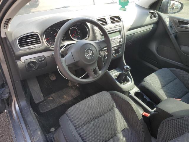 WVWAB7AJ7CW054248 - 2012 VOLKSWAGEN GOLF GRAY photo 8