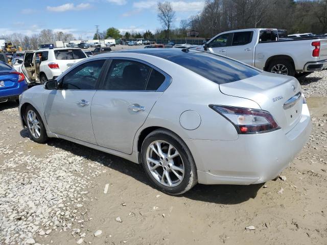 1N4AA5AP3CC814484 - 2012 NISSAN MAXIMA S SILVER photo 2