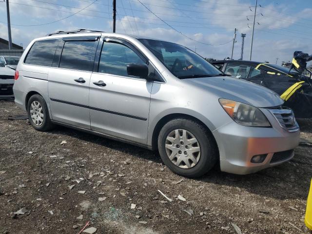 5FNRL3H28AB100212 - 2010 HONDA ODYSSEY LX SILVER photo 4