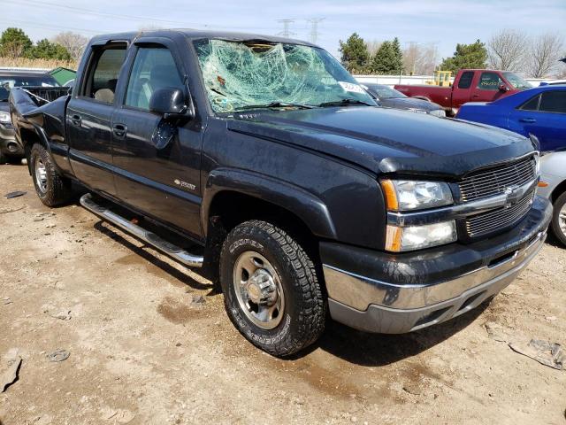 1GCGC23U74F167054 - 2004 CHEVROLET SILVERADO C2500 BLUE photo 4