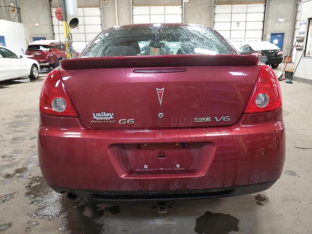 1G2ZJ57K594265435 - 2009 PONTIAC G6 BURGUNDY photo 6