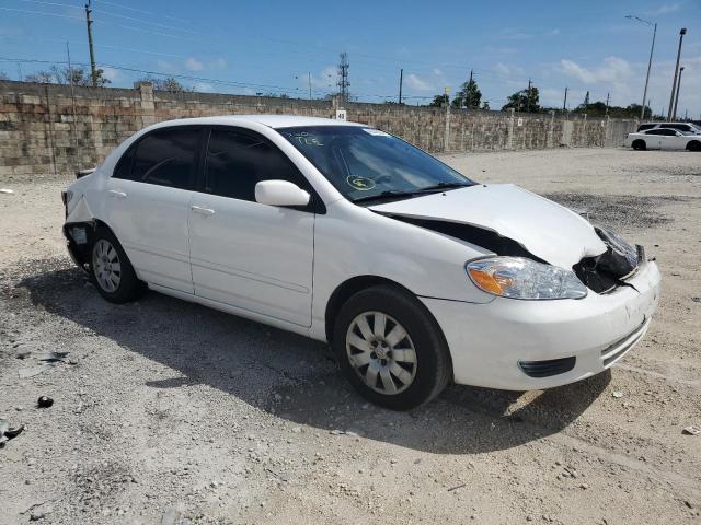 2T1BR32E64C290040 - 2004 TOYOTA COROLLA CE WHITE photo 4